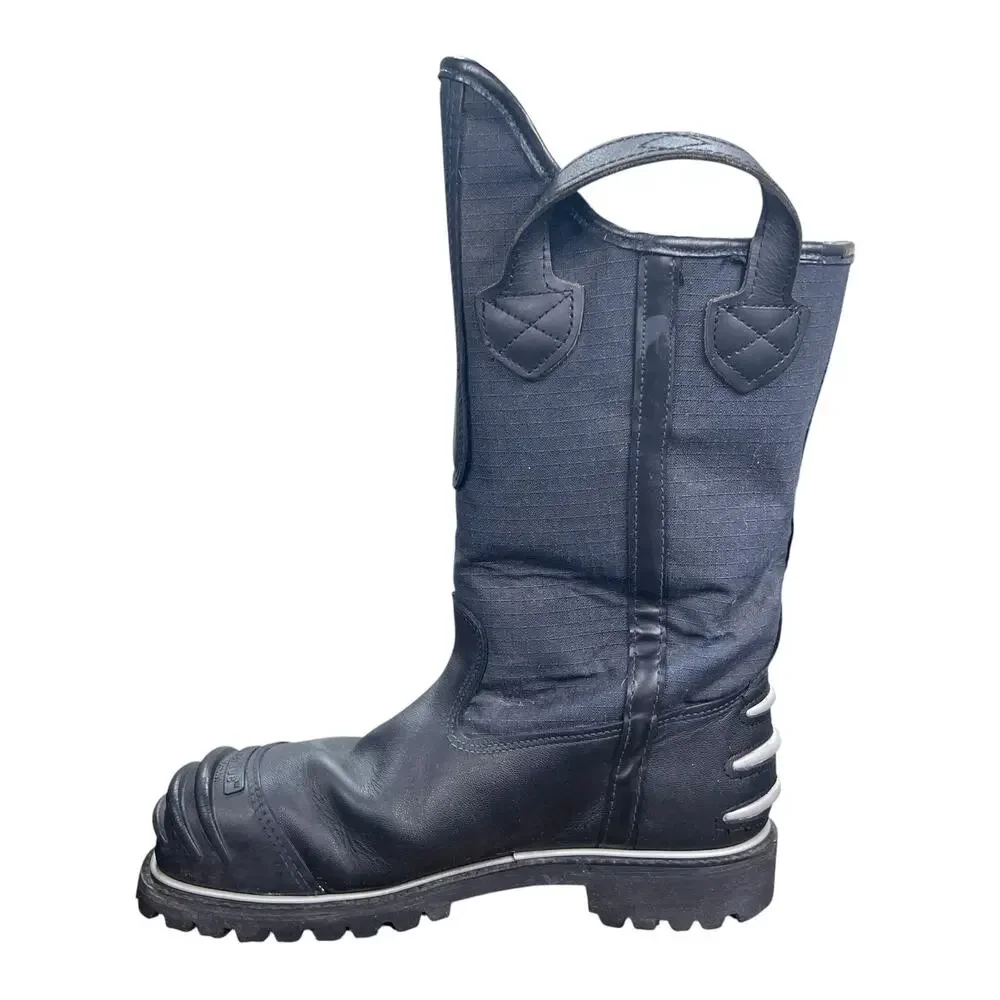 Pro Warrington by Honeywell 5006SG Firefighter Steel Toe Bunker Boots Size 10 E